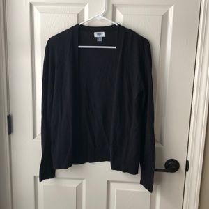 Black cardigan